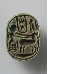 Scarab of Thutmosis III with the king in his chariot