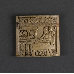Plaque, fragment of pyxis: The Birth
