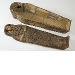 Outer coffin of Ankhefenamun, reused by the lady Iy