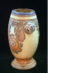 Vase with raptor head