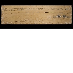 Wooden coffin of Abu