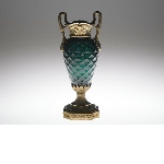 Baluster vase with an ormolu frame