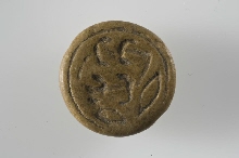 Sceau-amulette ovoïde avec lézards