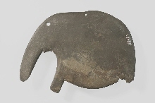 Palette in the shape of an elephant
