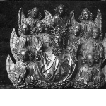 Fragment of a retable: God the Father and chorus of angels
