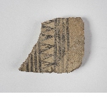 Fragment of decorated pottery