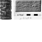 Cylinder seal with two figures