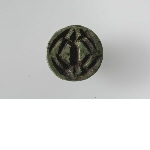 Button seal with lion-shaped handle