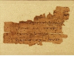 Fragment of a Greek papyrus: order