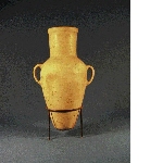 Vase with oval base