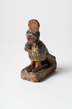 Wooden statuette of a Ba bird