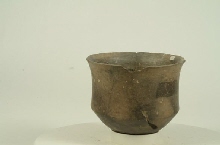 Small carinated vase with flaring rim