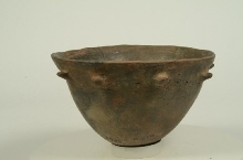 Bowl with conical base and flaring rim