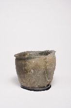 Small globular vase with flaring rim