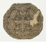 Medallion with vegetal motifs