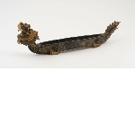 Incense timekeeper in the shape of a dragon, lacquered in the taste of export art from Canton in the 18th-19th c.