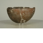 Round vase with straight rim