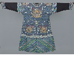 Dragon robe in tapestry (kesi 缂丝)  fabric