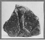 Fragment of a relief: torso of a man