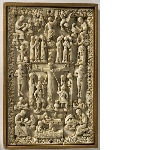 Ivory with small figures : scenes from the life of Christ