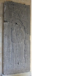 Tombstone of Marie de Withem, abbess of Florival