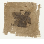 Textile fragment with horseman (?)