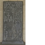 Tombstone of the knight Englebert III d'Enghien and his wife Ide d'Avesnes